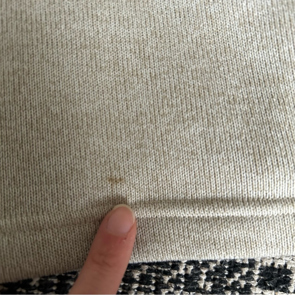 IZOD Advantage Performance Cream Quarter Zip Fleece - Picture 7 of 7